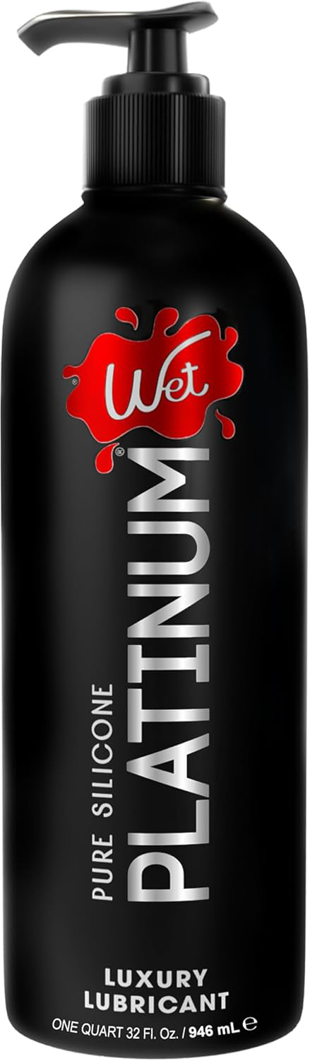 "Wet Platinum Luxury Silicone Lubricant 32oz WT20715"
