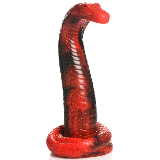 King Cobra King Cobra Silicone Dildo - Red CC-AH196