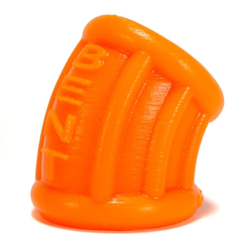 "Bent 1 Ball Stretcher Curved Silicone - Small - Orange OX-1089-1-ORA"