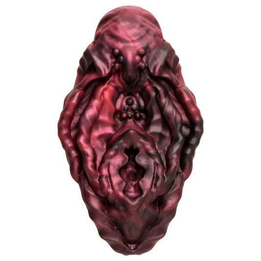 Xeno Pussy Vulva Silicone Grinder - Red/black CC-AH379