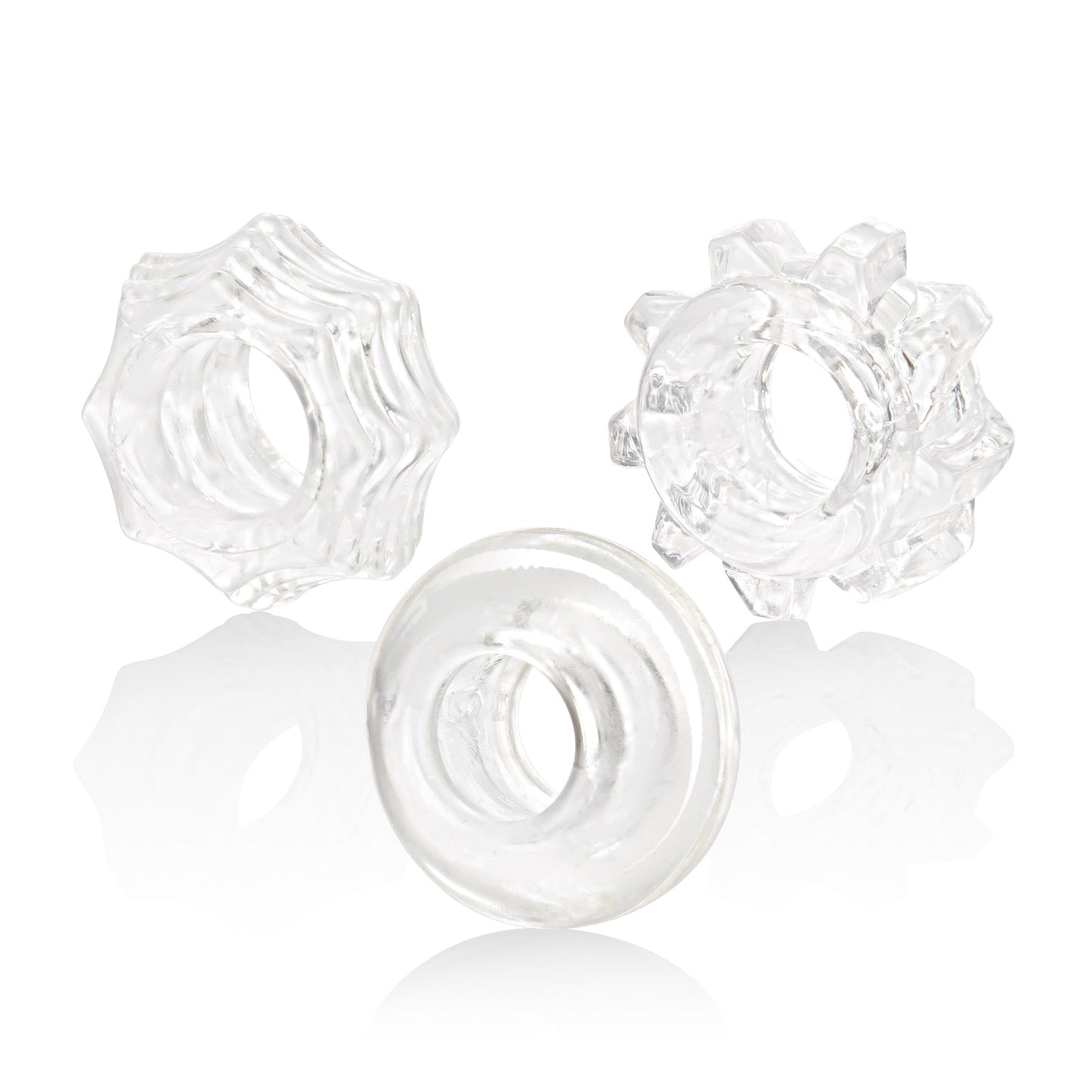 "Reversible Ring Set - Clear SE1433002"