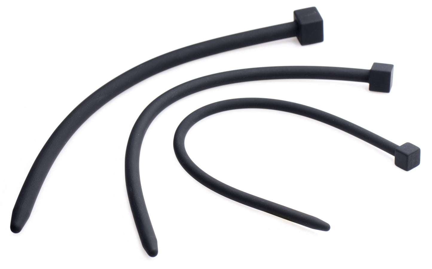 "Master Series Bolted Deluxe XL Urethral Sound Set - Black MS-AF241"