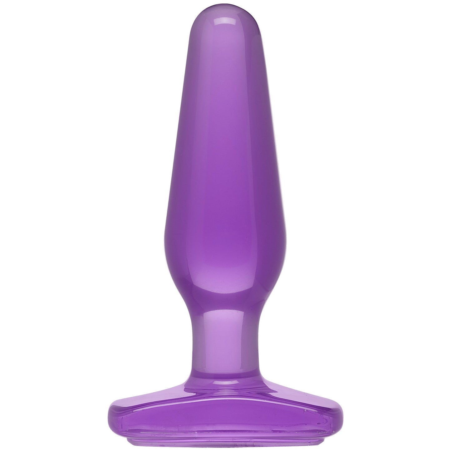 "Crystal Jellies Butt Plug - Medium - Purple DJ0289-06"