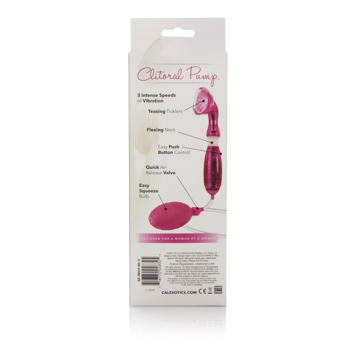 "Advanced Clitoral Pump - Pink SE0623503"