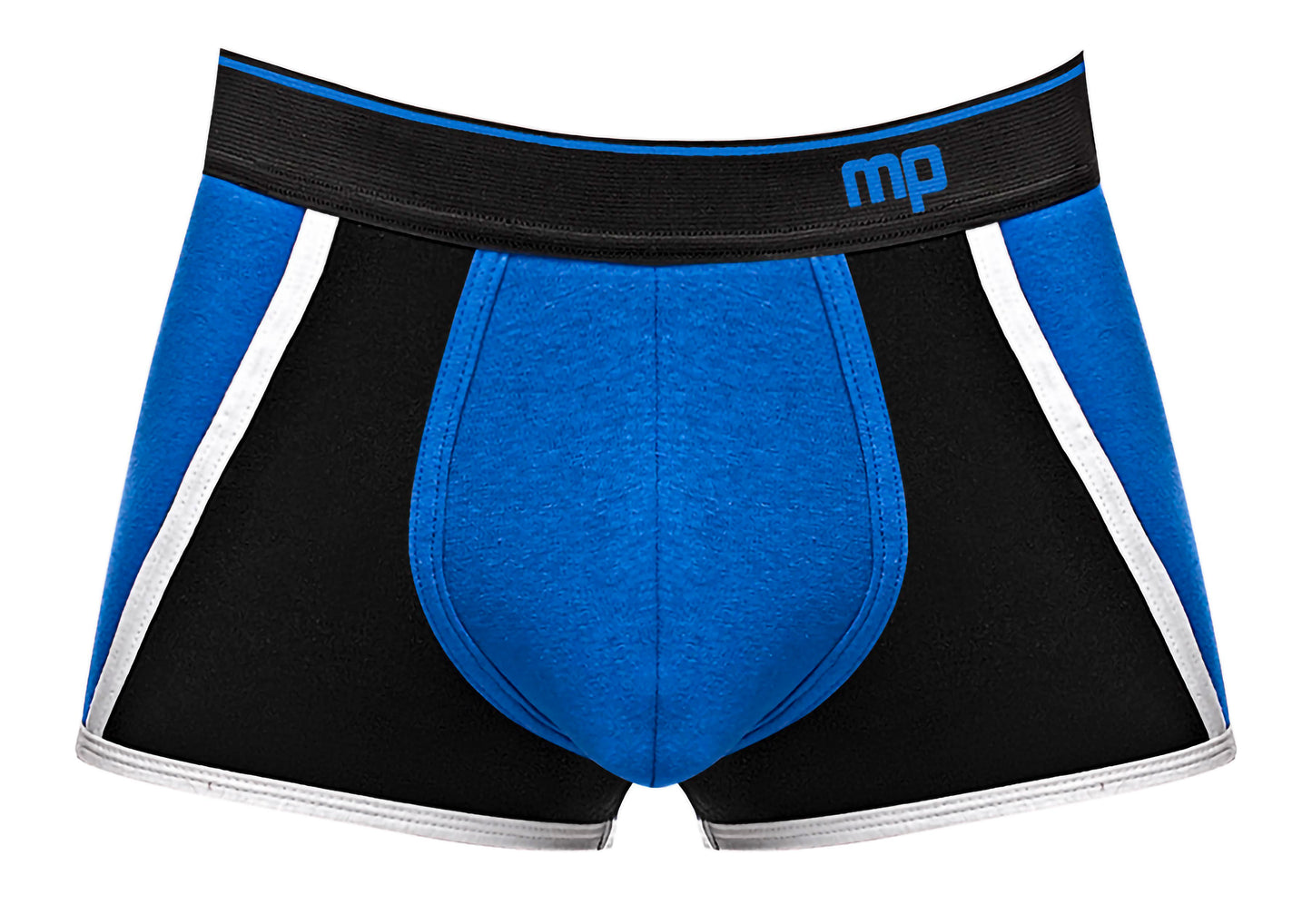"Retro Sport Panel Short - Small - Blue/ Black MP-155265RBSL"
