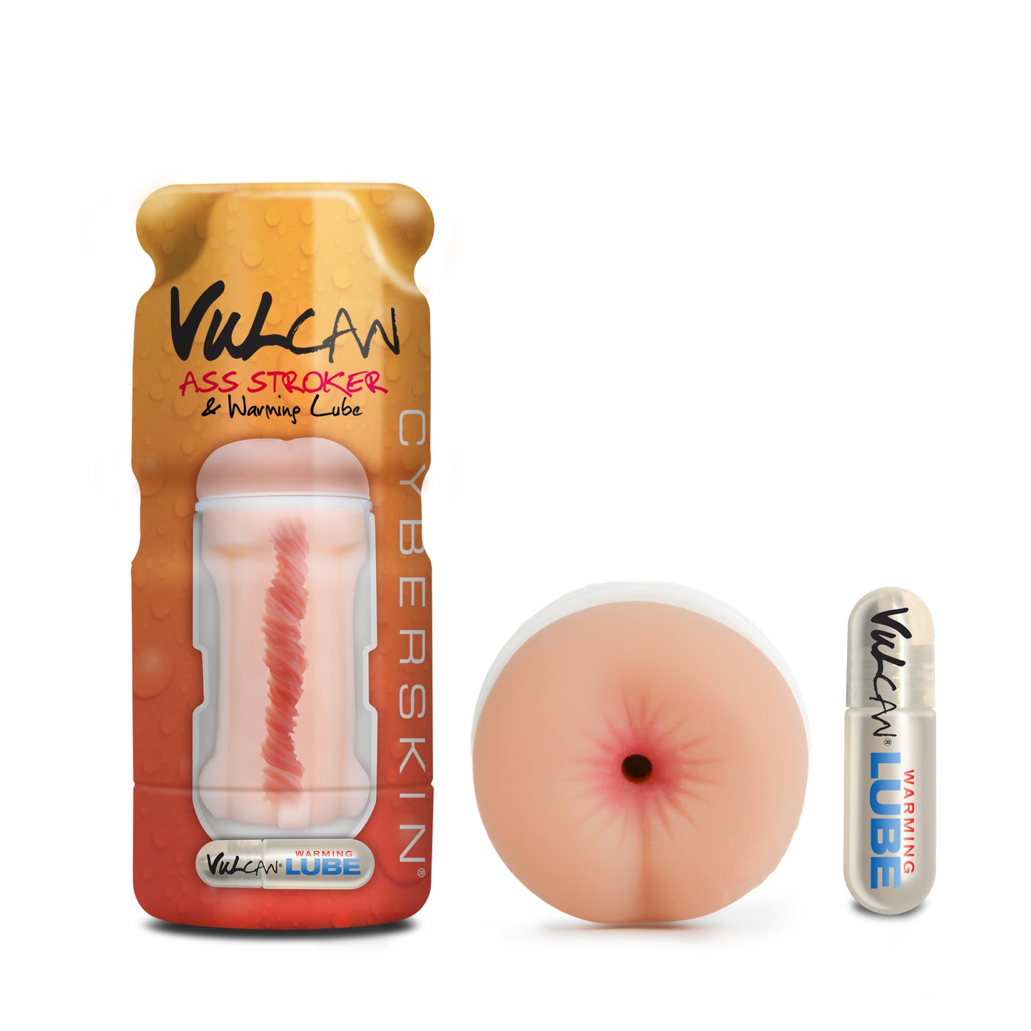"Vulcan Cyberskin - Ass Stroker & Warming Lube - Light TS1600377"