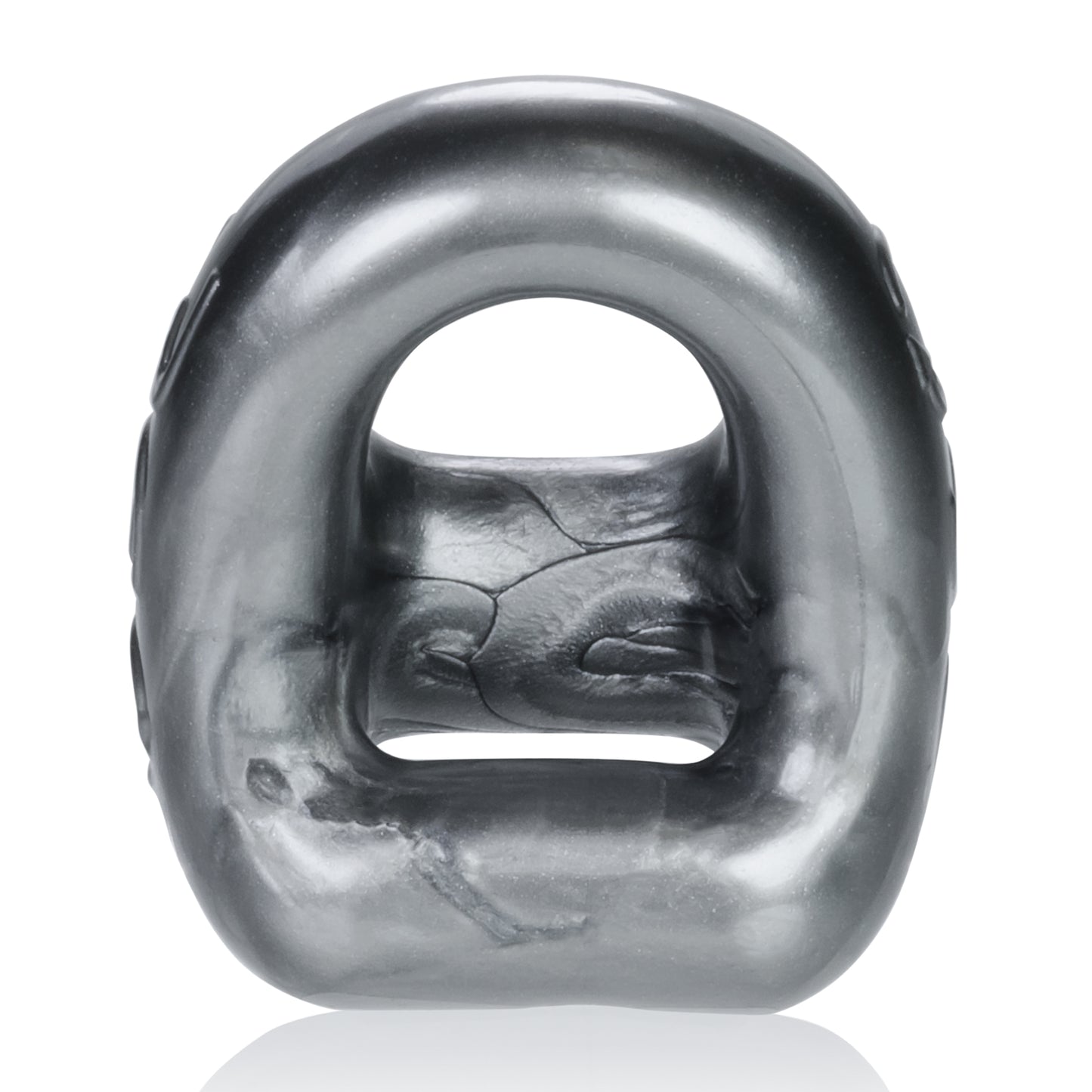 "360 2- Way Cockring and Ballsling - Steel OX-3013-STL"