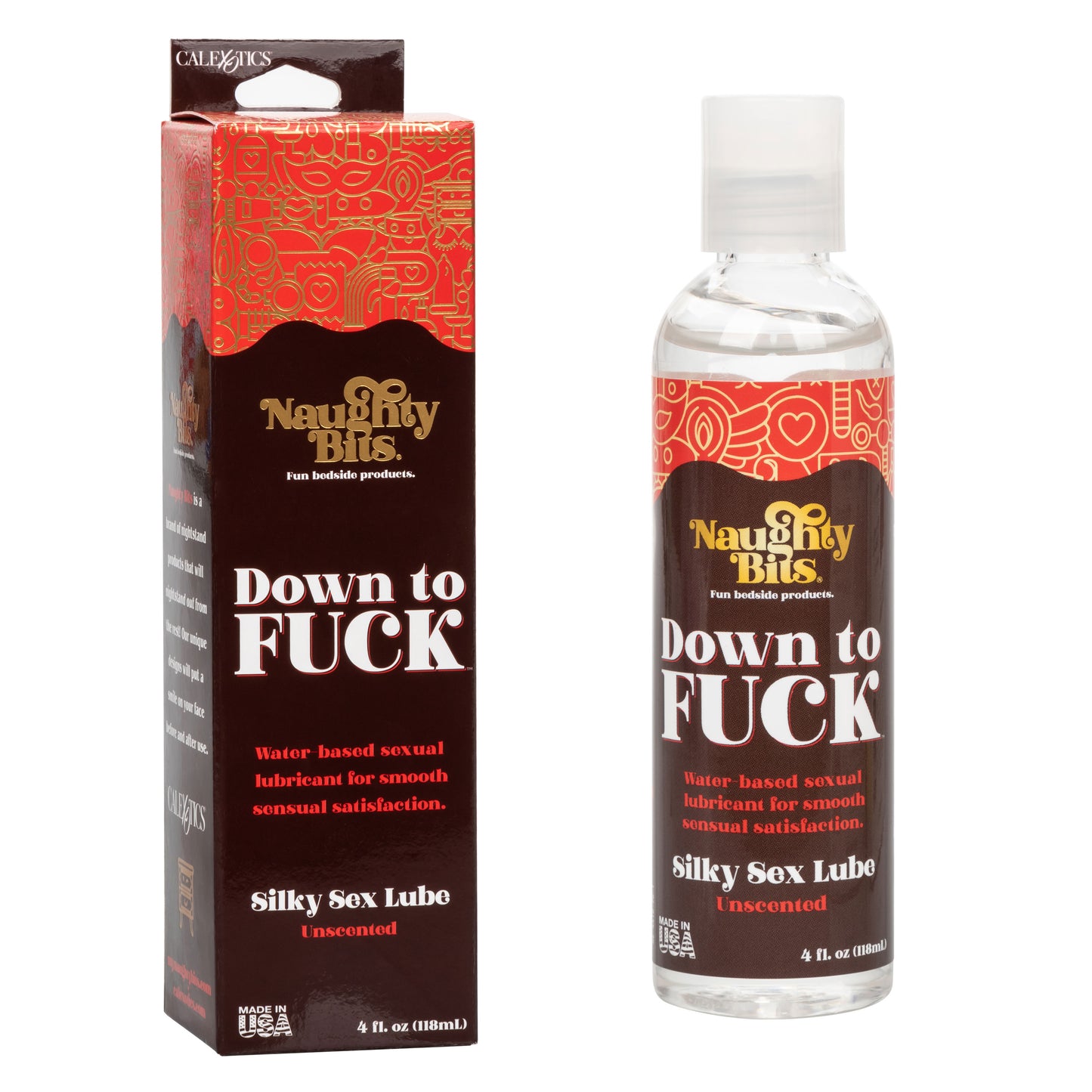 "Naughty Bits Down to Fuck Silky Sex Lube - Boxed SE4410903"