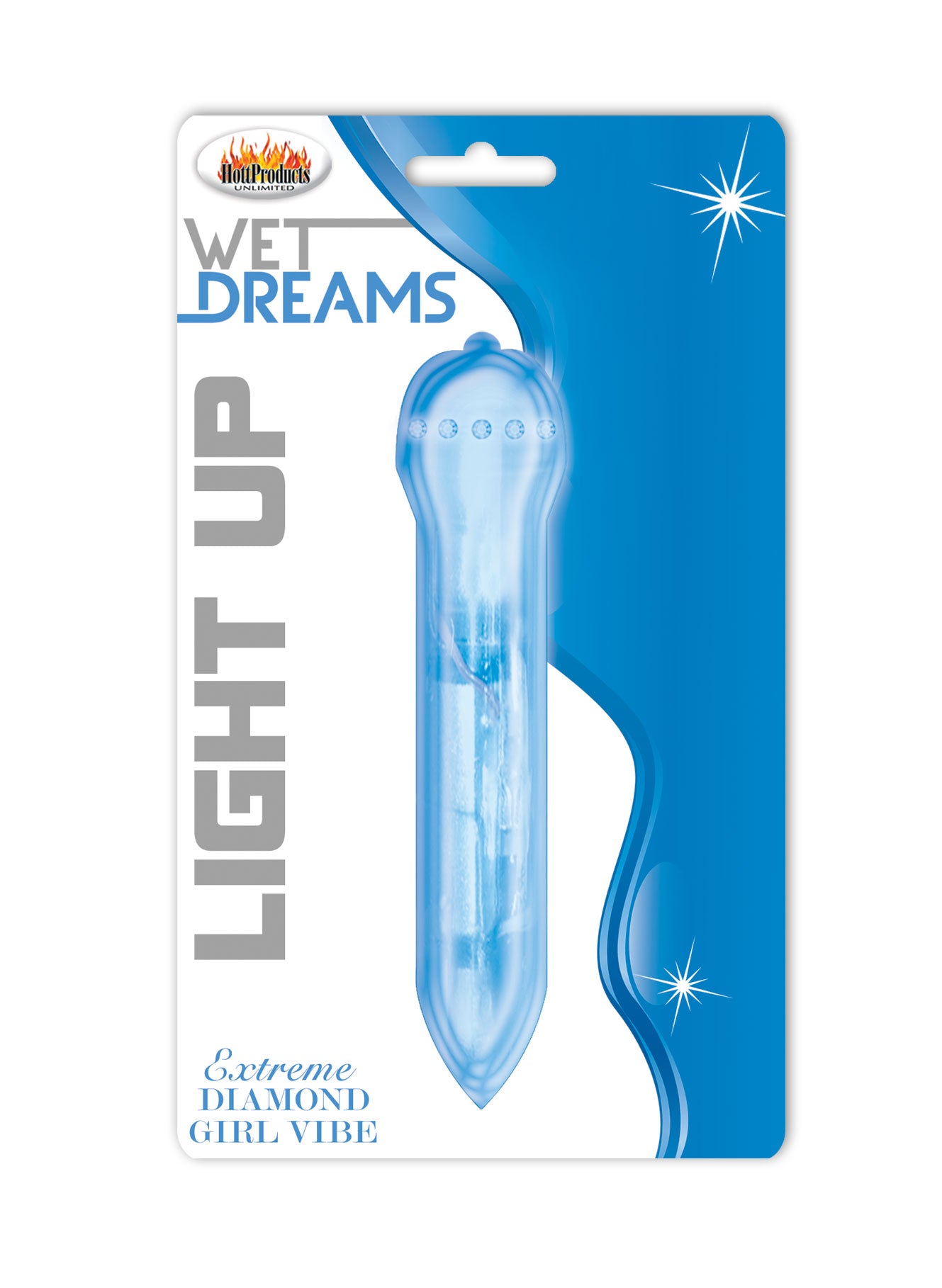 "Wet Dreams Light Up Extreme Diamond Girl Vibe - Blue HTP2783"