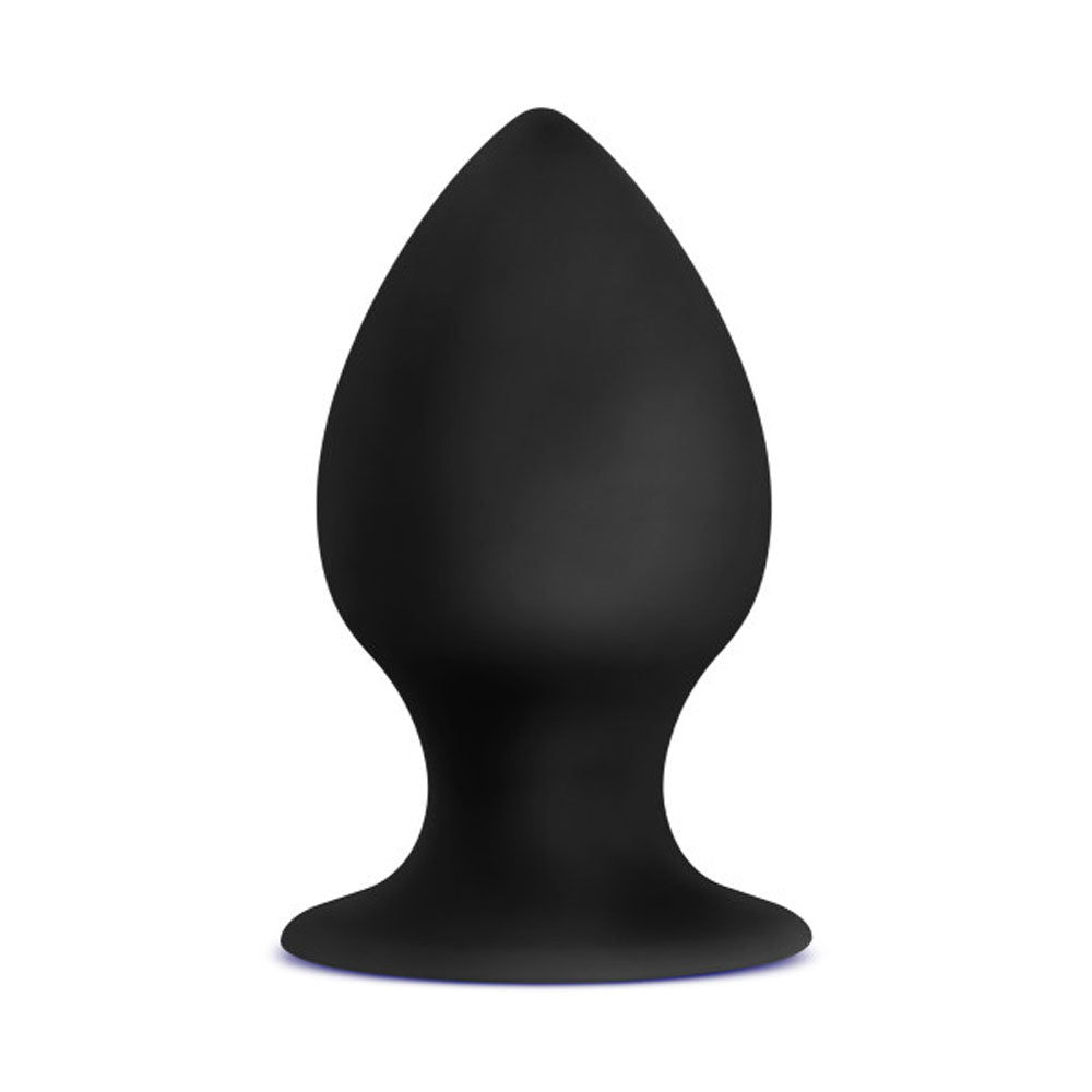 "Anal Adventures - Platinum - Silicone Anal Stout Plug - Medium - Black BL-81105"
