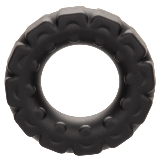 Alpha Liquid Silicone Prolong Tread Ring - Black SE1491652