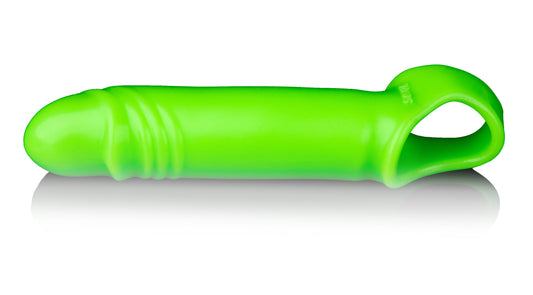 Smooth Stretchy Penis Sleeve - Glow in the Dark OU-OU740GLO