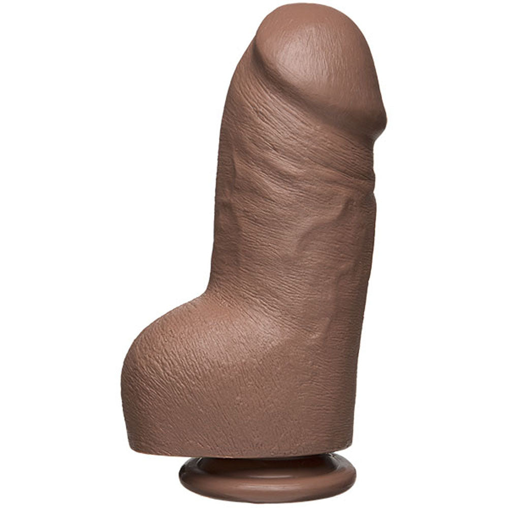 "The D - Fat D - 8 Inch With Balls - Firmskyn - Caramel DJ1705-87-CD"