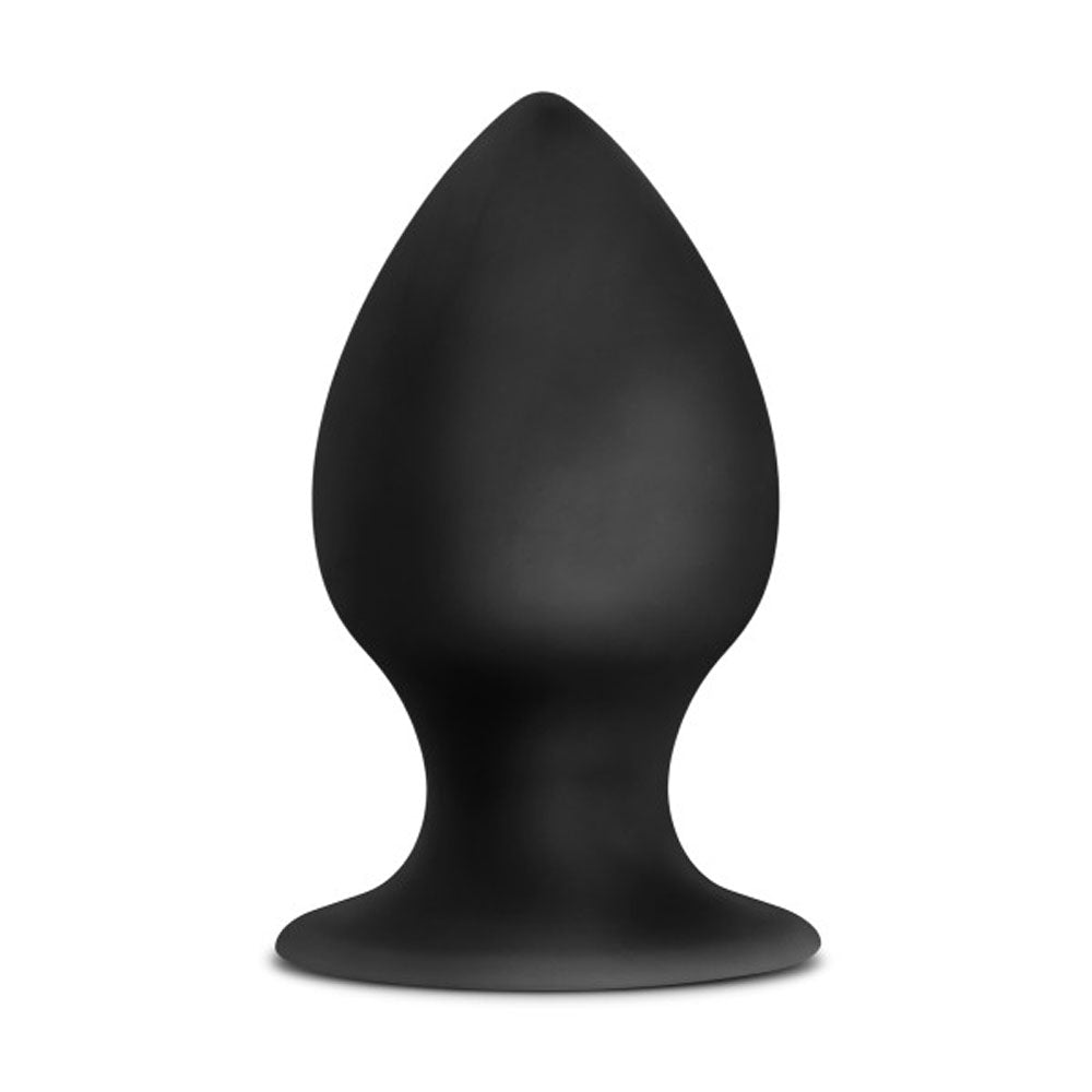 "Anal Adventures - Platinum - Silicone Anal Stout Plug - Large - Black BL-81005"