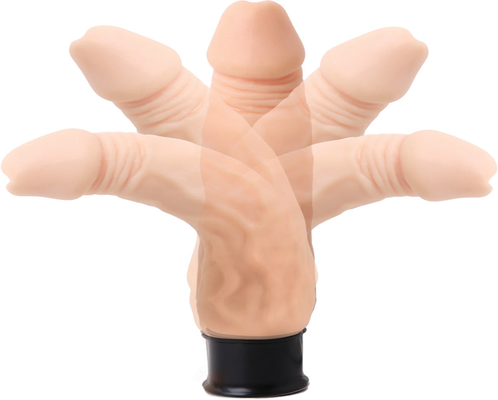 "Skinsations Thick Vibra-Flex Flexible Vibe - 6 Inches HTP3086"
