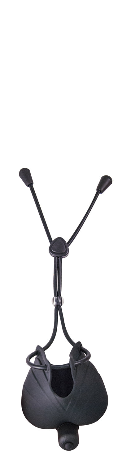 "My Cock Ring Vibrating Scrotum Pouch & Cinch - Black NW2725"