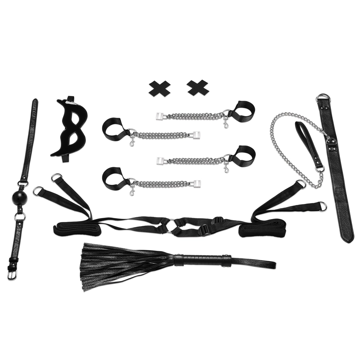 "Master-Slave Domination Chain-Me-Up 6pc Bedspreaders Set EL-LF2002"