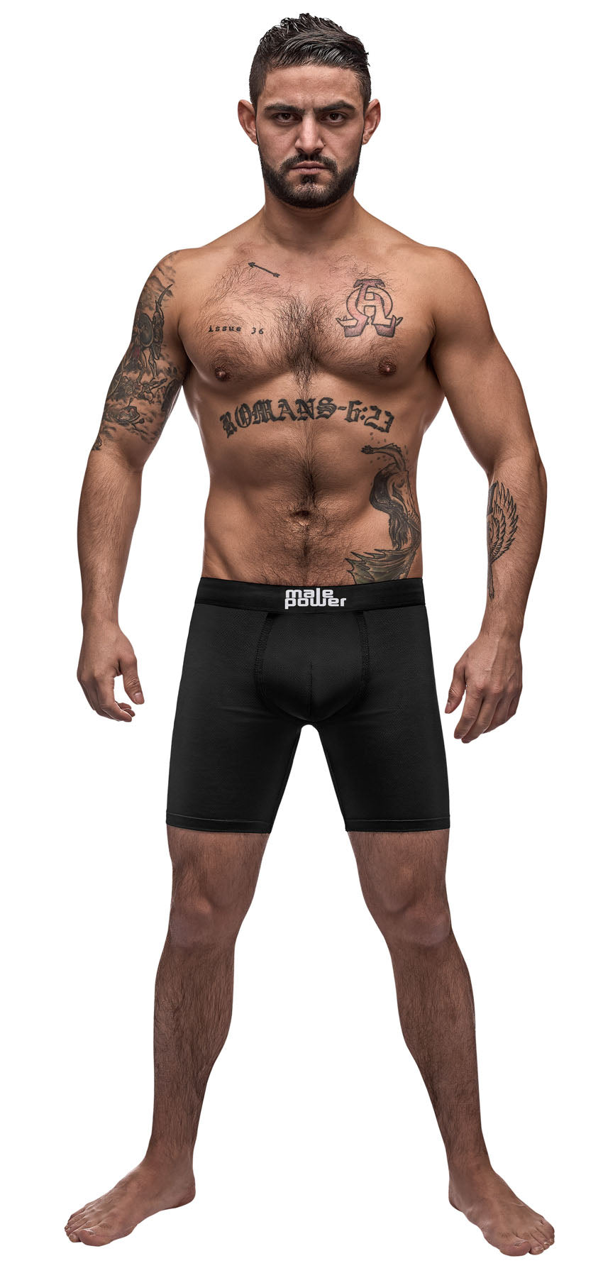 "Black Nite Long Leg Short - Black - Small MP-151255BKSL"