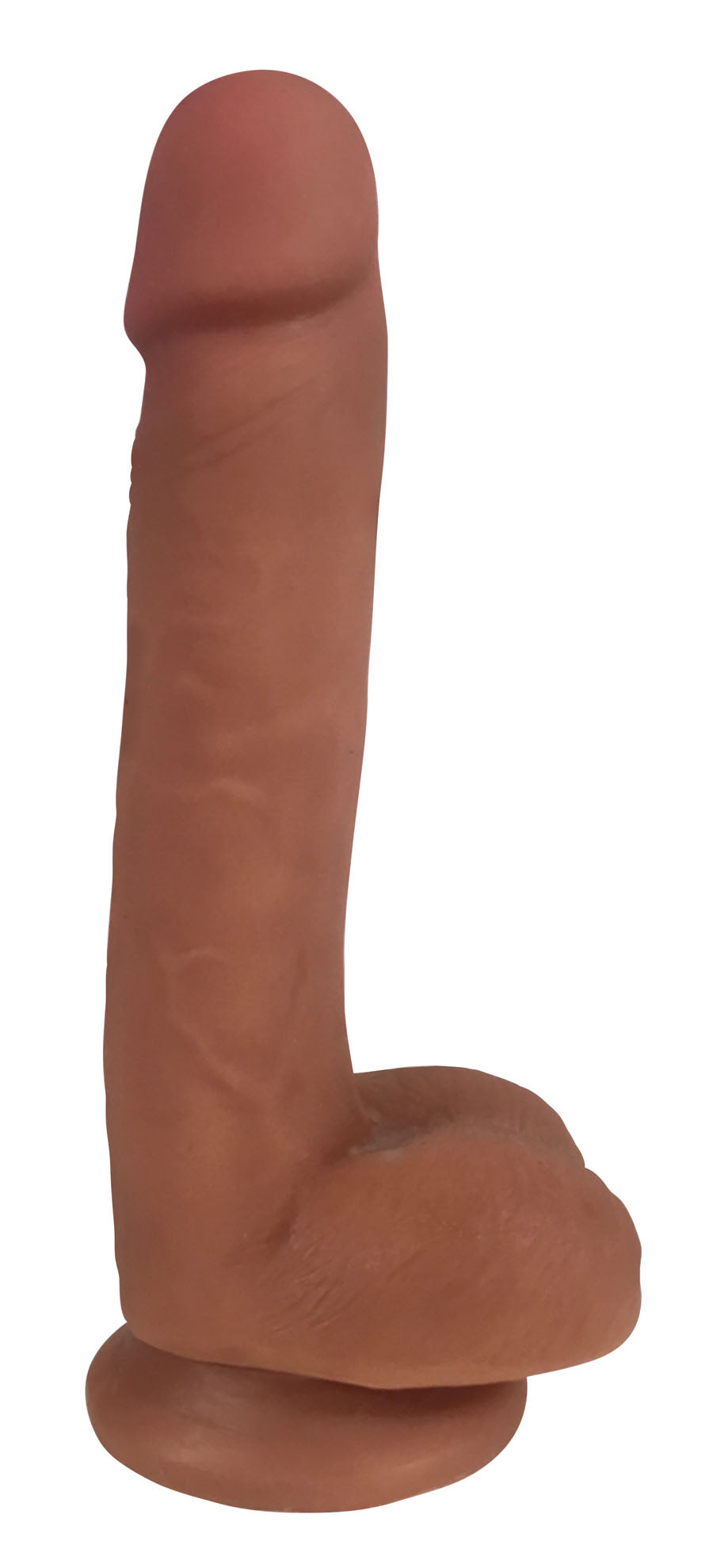 "Easy Riders 7 Inch Slim Dong With Balls - Caramel CN-18-0915-12"
