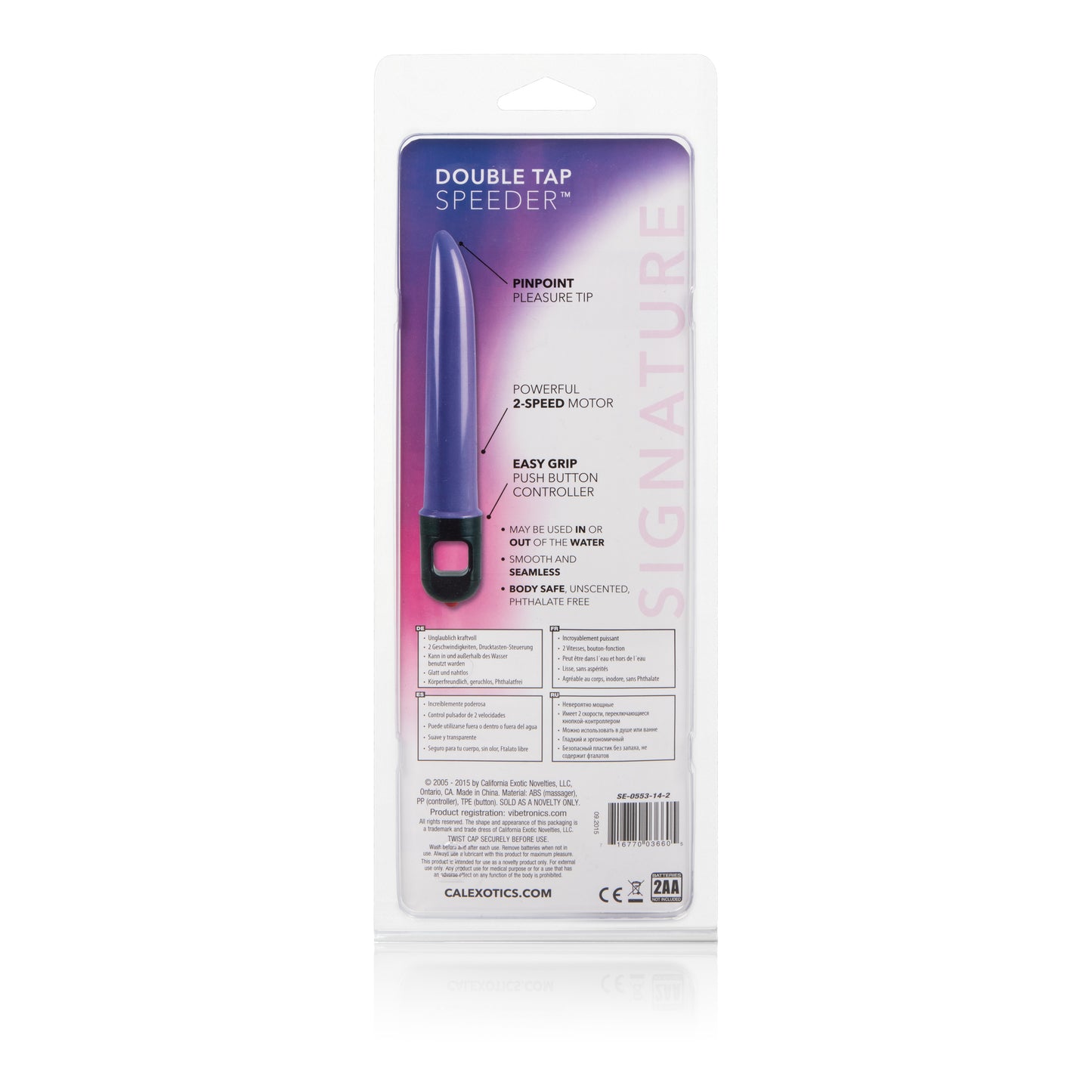 "Double Tap Speeder 6.5 Inches - Purple SE0553142"