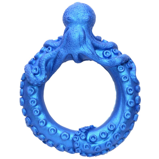 Poseidon's Octo-Ring Silicone Cock Ring - Blue CC-AH295