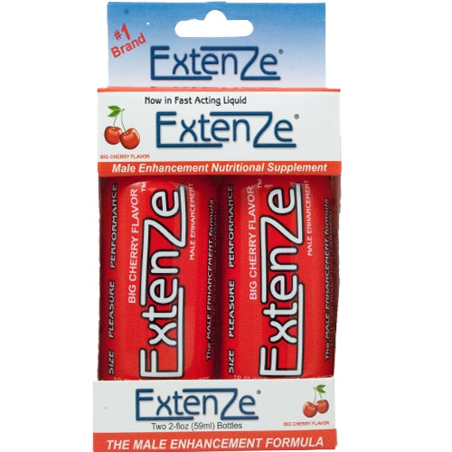 "Extenze Male Enhancement Shooters - 2 Ct. - Big Cherry Flavor - 2 Fl Oz EXTLS2BOT"