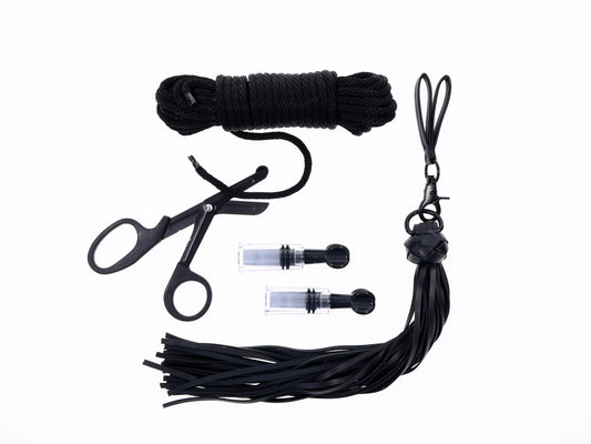 Tied and Twisted Bondage Kit - Black SS32406