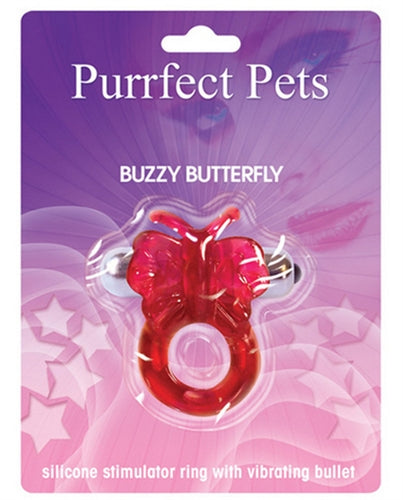 "Purrfect Pet Vibrating Penis Clitoral Stimulator With Bullet HTP2136"