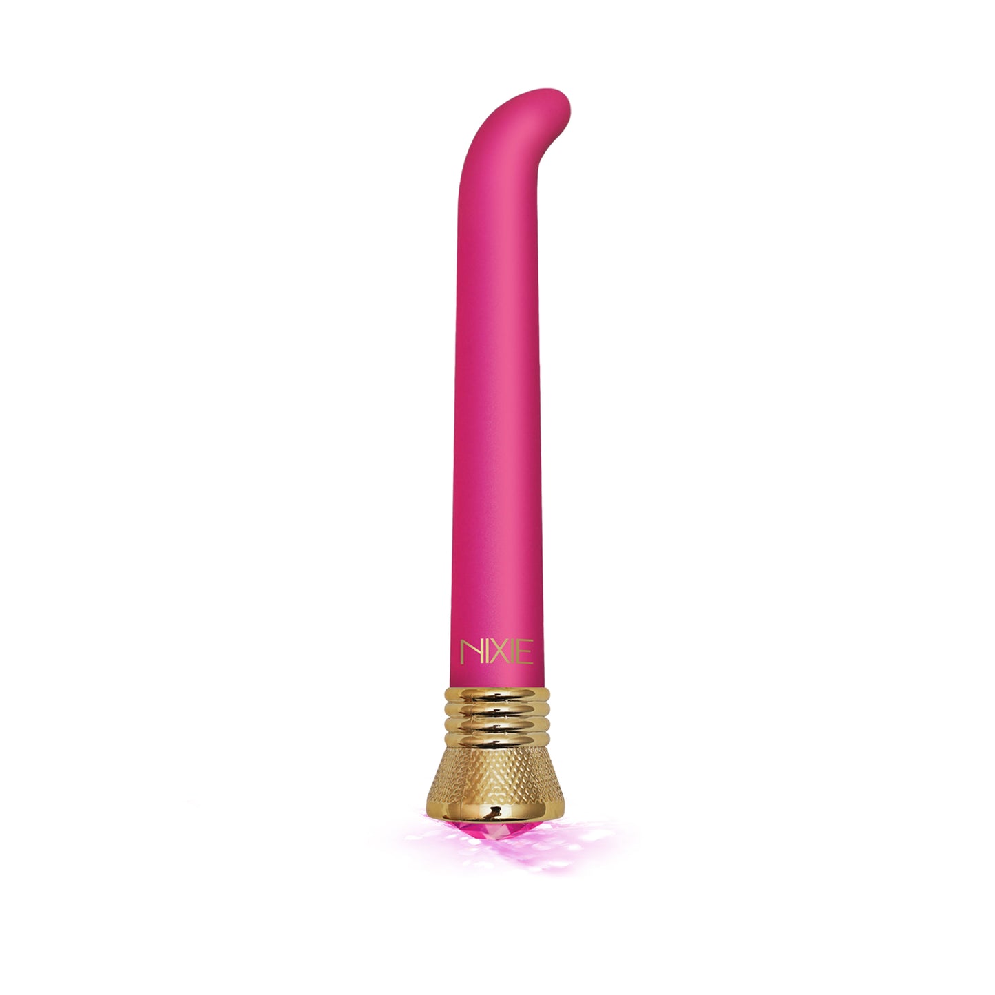"Nixie Jewel Satin G Spot Vibe 10 Function -  Pink Tourmaline GN-1000303"