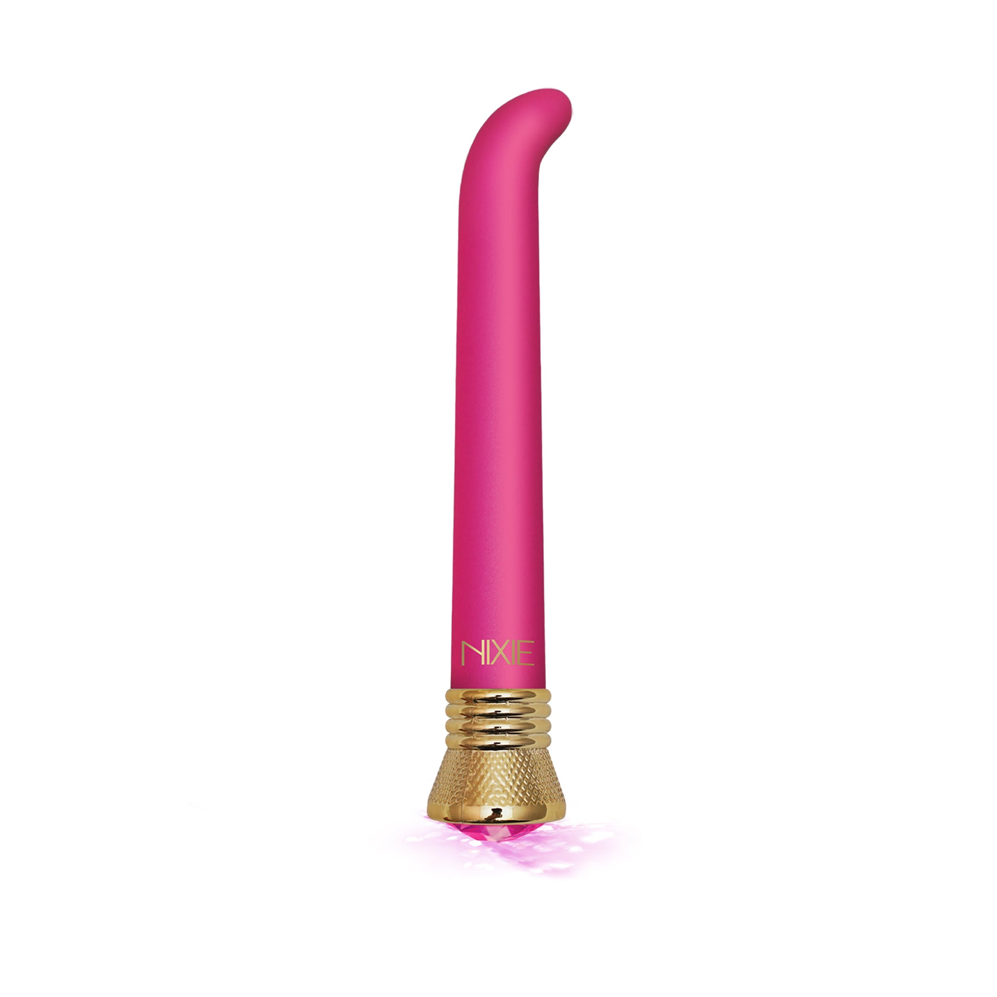 "Nixie Jewel Satin G Spot Vibe 10 Function -  Pink Tourmaline GN-1000303"