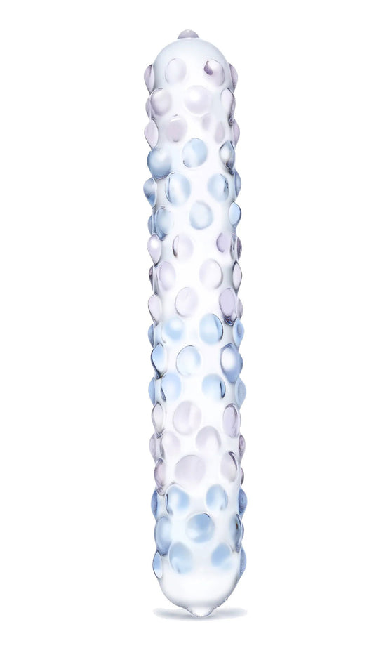 "Purple Rose Nubby Dildo GLAS-94"