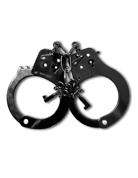 "Fetish Fantasy Series Anodized Cuffs - Black PD3816-23"