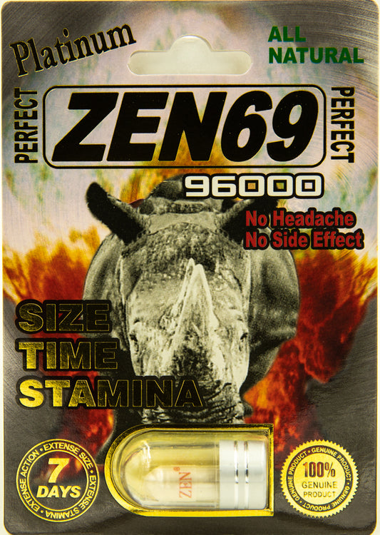 "Zen 69 P Sexual Male Enhancement Single Pack PS-Z69P-E"