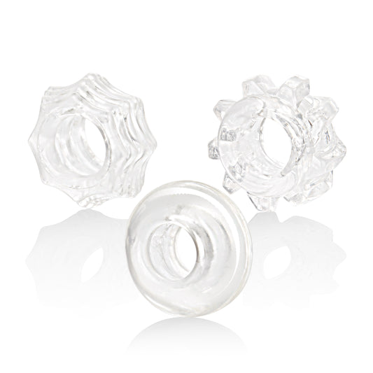 "Reversible Ring Set - Clear SE1433002"