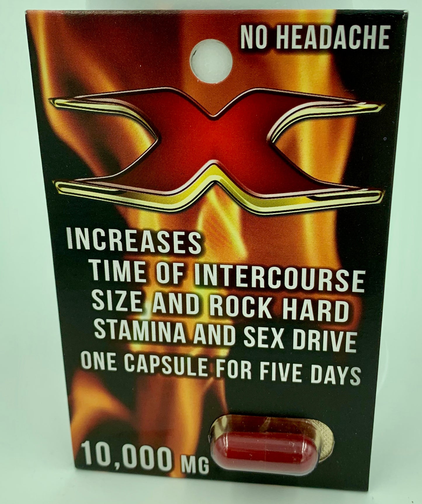 "X Sexual Male Enhancement 10,000 Mg Single Pack PS-X-E"