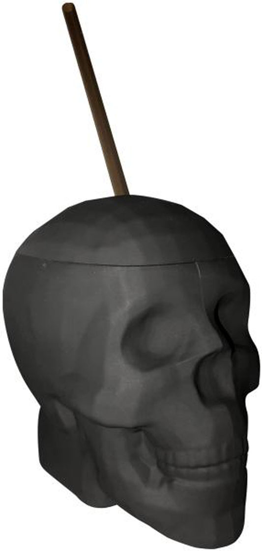 "Black Matte Skull Cup 22 Oz KG-NVD73"