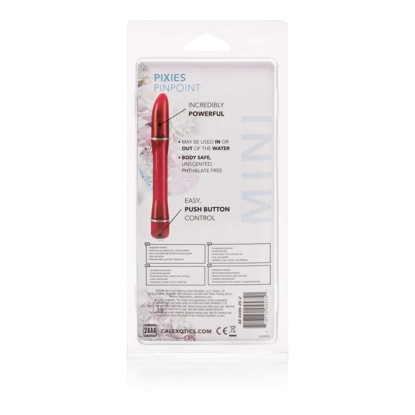 "Pixies Pinpoint Waterproof Vibe - Red SE0495252"