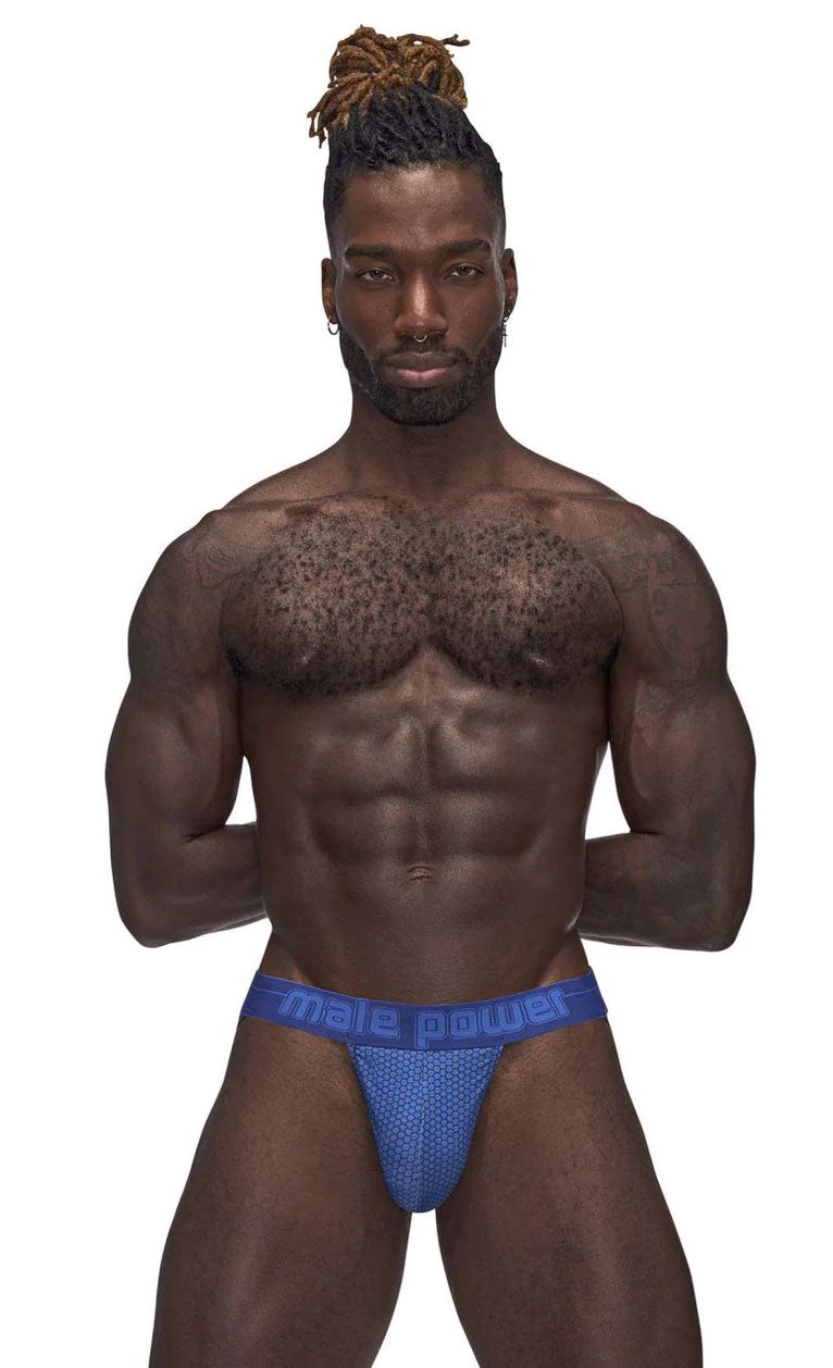 "Sexagon Strappy Ring Jock - Large/x-Large - Royal MP-352269RYLX"