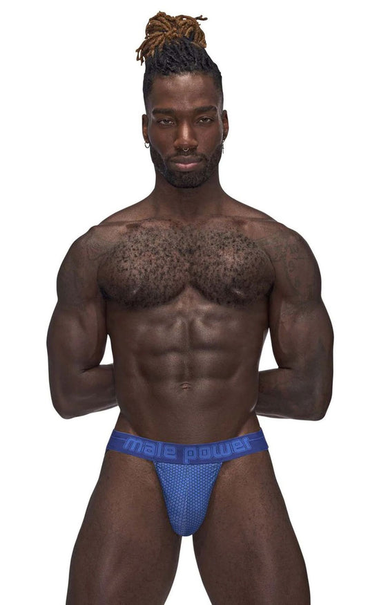 "Sexagon Strappy Ring Jock - Large/x-Large - Royal MP-352269RYLX"