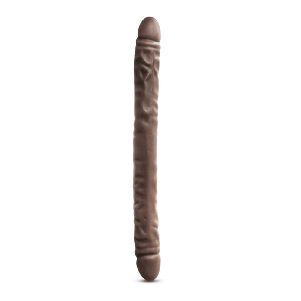 "Dr. Skin - 18 Inch Double Dildo - Chocolate BL-36796"