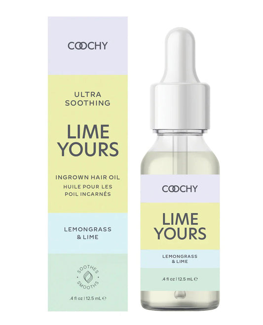 "Coochy Ultra Soothing Lime Yours Ingrown Hair Oil  - Lemongrass and Lime - 4 Oz COO8000-01"