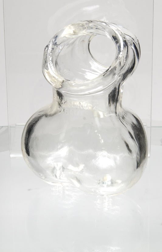 "Sacksling-2, Cocksling Ballbag, Clear OX-3017-CLR"
