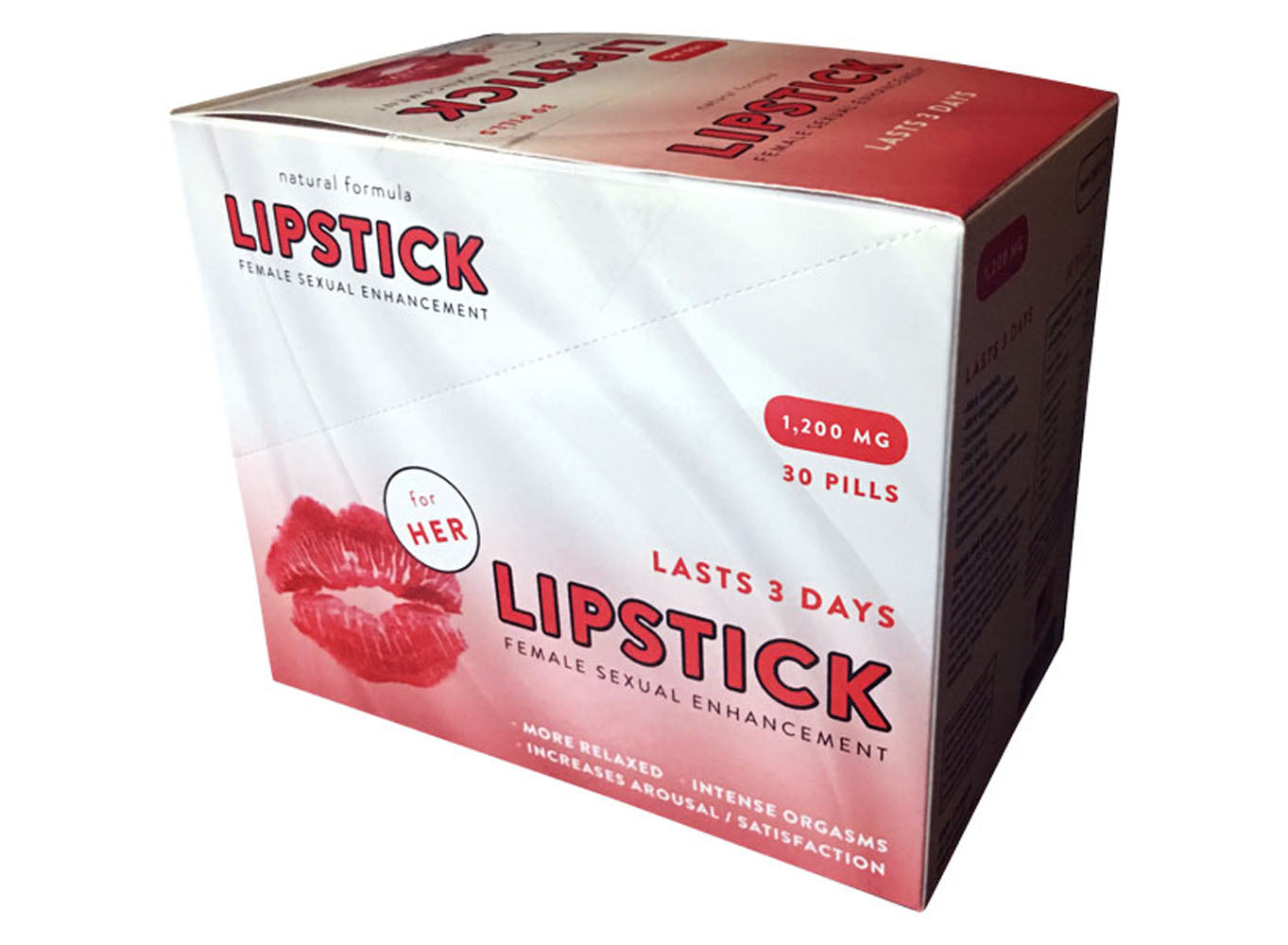 "Lipstick Female Sexual Enhancement 30 Count Display OMS717-B"