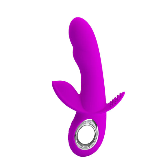 "Pretty Love Humphrey Bendable Front and Back Rabbit - Fuchsia BI-014603"