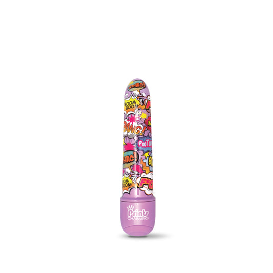 "Prints Charming Pop Tease 5 Inch Mini Vibe - Fuck  Purple GN-1000201"