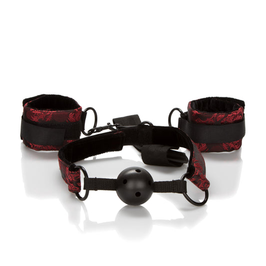 "Scandal Breathable Ball Gag With Cuffs SE2712113"