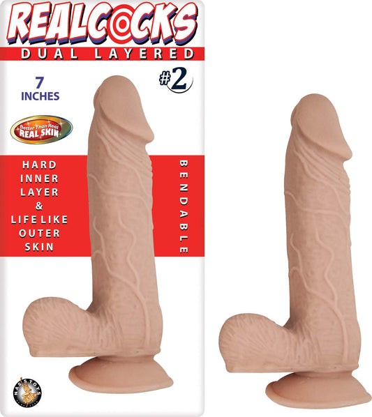 "Realcocks Dual Layered #2 - Flesh NW2781-1"