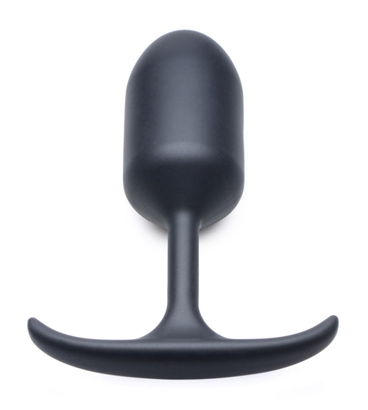 "Premium Silicone Weighted Anal Plug - Large HVY-AG472-LRG"