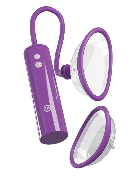"Fantasy for Her Rechargeable Pleasure Pump Kit - Purple PD4966-12"
