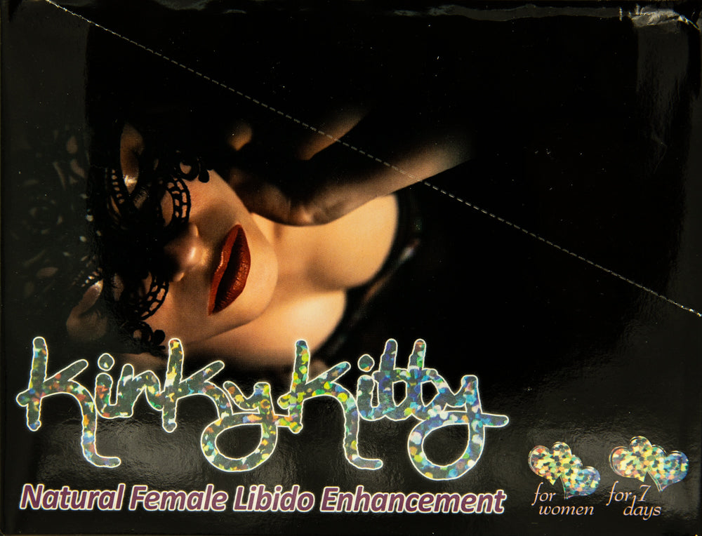 "Kinky Kitty Natural Female Libido Enhancement 30 Ct Display PS-KINKIT-D"